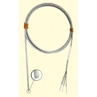 TF101P-15m, Waterproof, Hermetically Sealed  Pt100 Probe, 15m Cable,  -60 to +250°C
