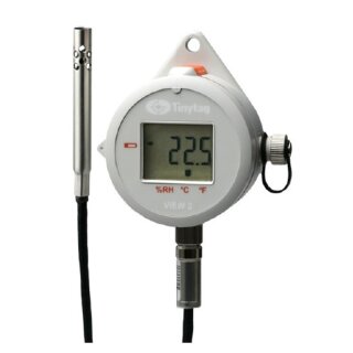 TV-4506, Tinytag View 2, 16 Bit, IP65, ext. Temperatur-/Feuchte- Datenlogger mit Anzeige, graues Gehäuse