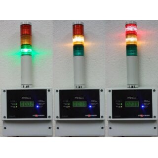 SAT-1, Signal Alarm Tower, Signalleuchte für Ozonmonitore