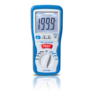 Peak Tech 2715, Digital Loop/PSC Tester