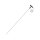 T-Shaped Handle Stainless Steel Penetration Probe, Type K Thermocouple,  Ø9,5mm x 1000mm, -75 to +250°C