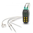 ThermaQ 2, 4-Kanal- Thermometer f&uuml;r Typ K- Thermoelemente