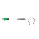 Q- Serie Luft- Ofensonde mit Halteklammer, Typ K,  -50 bis +350&deg;C