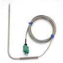 Einstich- Ofensonde, Edelstahl- Geflecht, -50 bis +350&deg;C