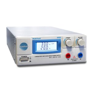 PeakTech 6155, Laboratory Switching Mode Power Supply, 1-30VDC / 0-20A