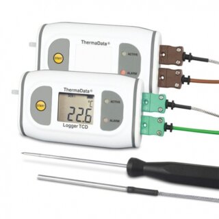 Hochtemperatur- ThermaData Datenlogger für 2...