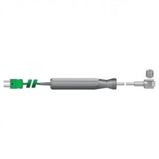 Ribbon Surface Probe, Coiled Lead, Thermocouple Type K, -75 to +250°C