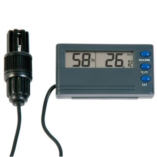 Therma-Hygrometer, ext. Fühler, Standgerät oder...