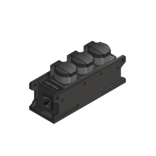CONNEX CPPSF3RD-TT, Power Strip XO, 16A, 3 x Schuko F