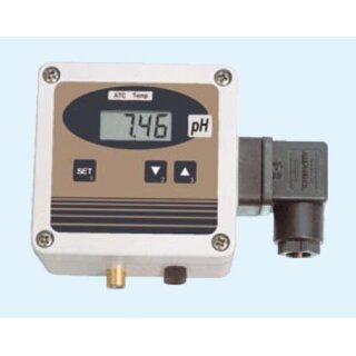 GPHU 014 MP-BNC, pH Transducer with On-Site Display and Galvanic Isolation, without Electrode