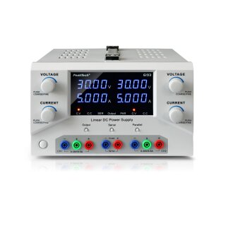 PeakTech 6193, Labornetzgerät, 2 x 0-30VDC/0-5A, USB