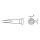 Weller Soldering Tip LT Series, Chisel Shape, LT K/ 1.2mm, Straight, Long