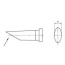Weller Soldering Tip Series LT, LT CC/ 3.2mm, Round, Bevelled 60&deg;