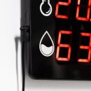 Wall-Mounted Thermometer/Hygrometer, 280mm x 390mm