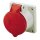MENNEKES CEE- Anbausteckdose 1276 | 32A, 5-polig, 400V, IP44