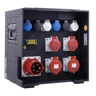 CONNEX CPS PowerTainerNG Easyl Stromverteiler 63A, 2xCEE32, 2xCEE16, 6xSchuko