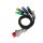 PSE Power Adapter PCE 125A CEE to 5x ITT Powerlock 400A, 2m cable length