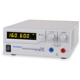PeakTech 1530, Labor- Schaltnetzgerät, 1-16VDC/0-60A